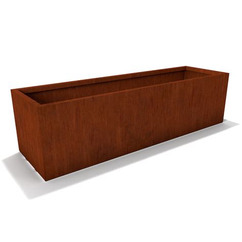 lewis bamboo modern steel planter box|lewis bamboo modern planter box.